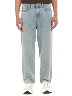 Best Jasne jeansy loose Jeansy