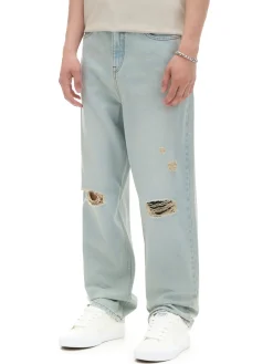 Best Jasne jeansy loose baggy Jeansy|Baggy