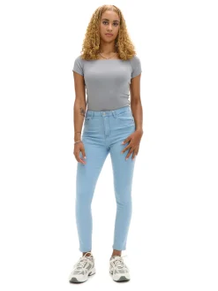 Fashion Jasne jeansy push up PETITE Jeansy