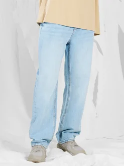 Sale Jasne jeansy relaxed Jeansy