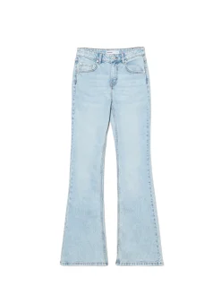 Best Jasne jeansy skinny flare Jeansy