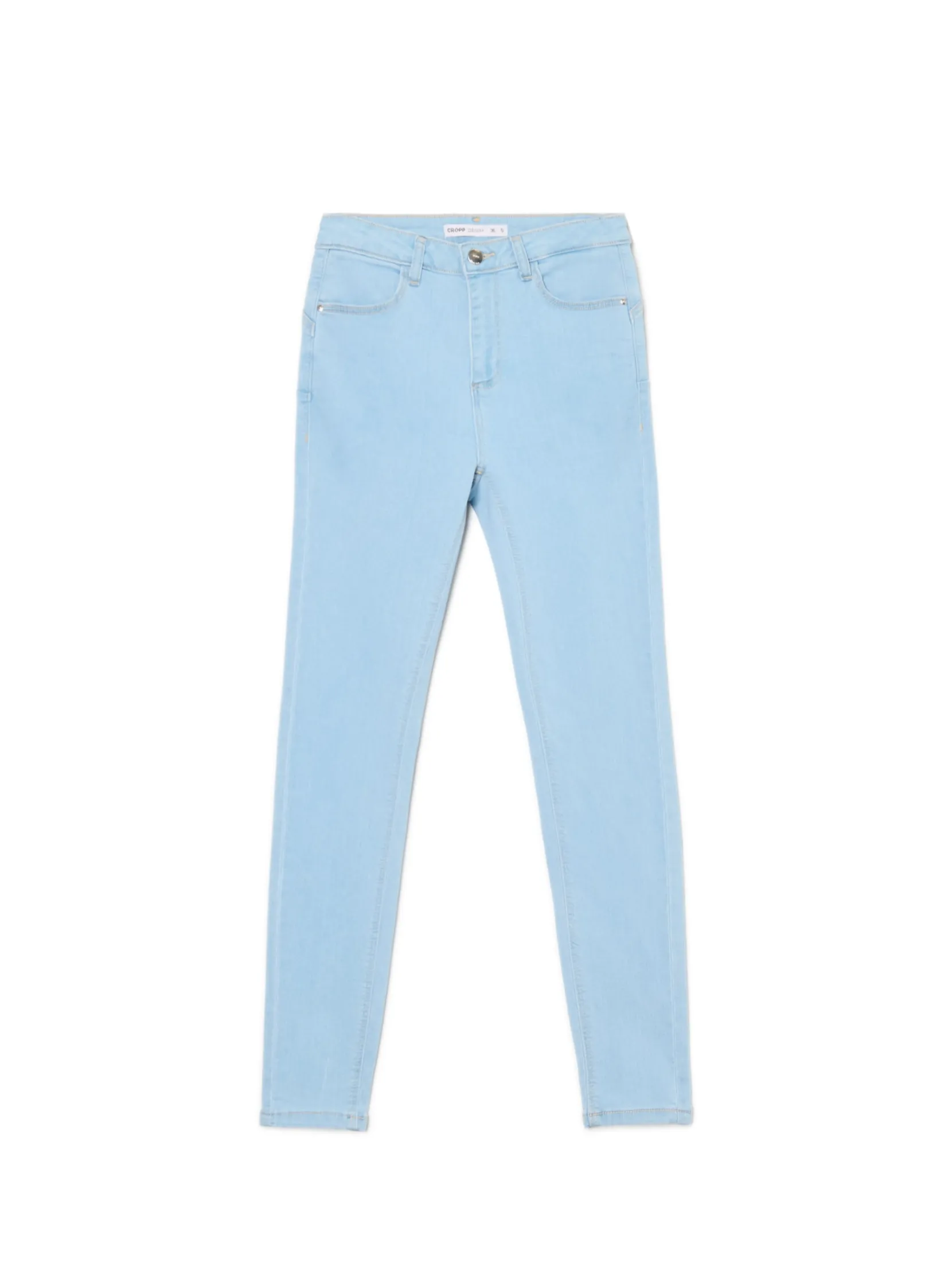Online Jasne jeansy skinny push up Jeansy