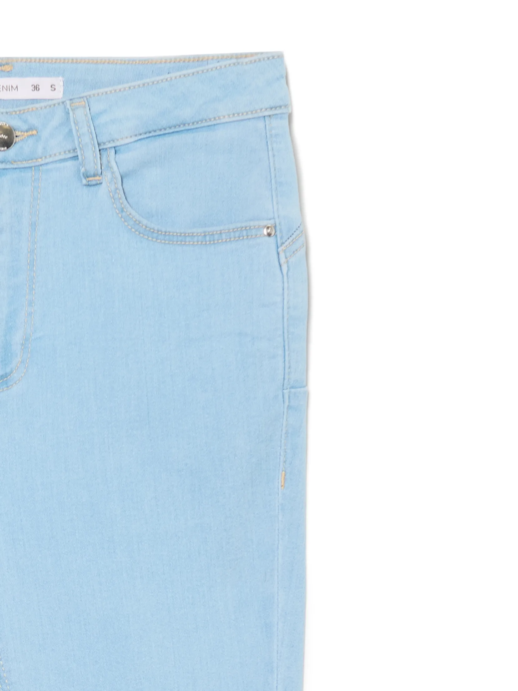 Online Jasne jeansy skinny push up Jeansy