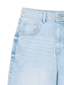 Best Jasne jeansy straight z efektem sprania Jeansy