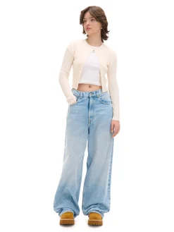 New Jasne jeansy super baggy Jeansy