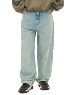 Outlet Jasne jeansy super baggy Jeansy|Baggy