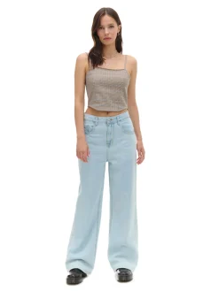 Clearance Jasne jeansy wide leg PETITE Jeansy