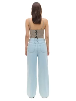 Clearance Jasne jeansy wide leg PETITE Jeansy