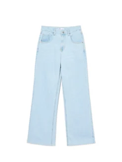 Clearance Jasne jeansy wide leg PETITE Jeansy