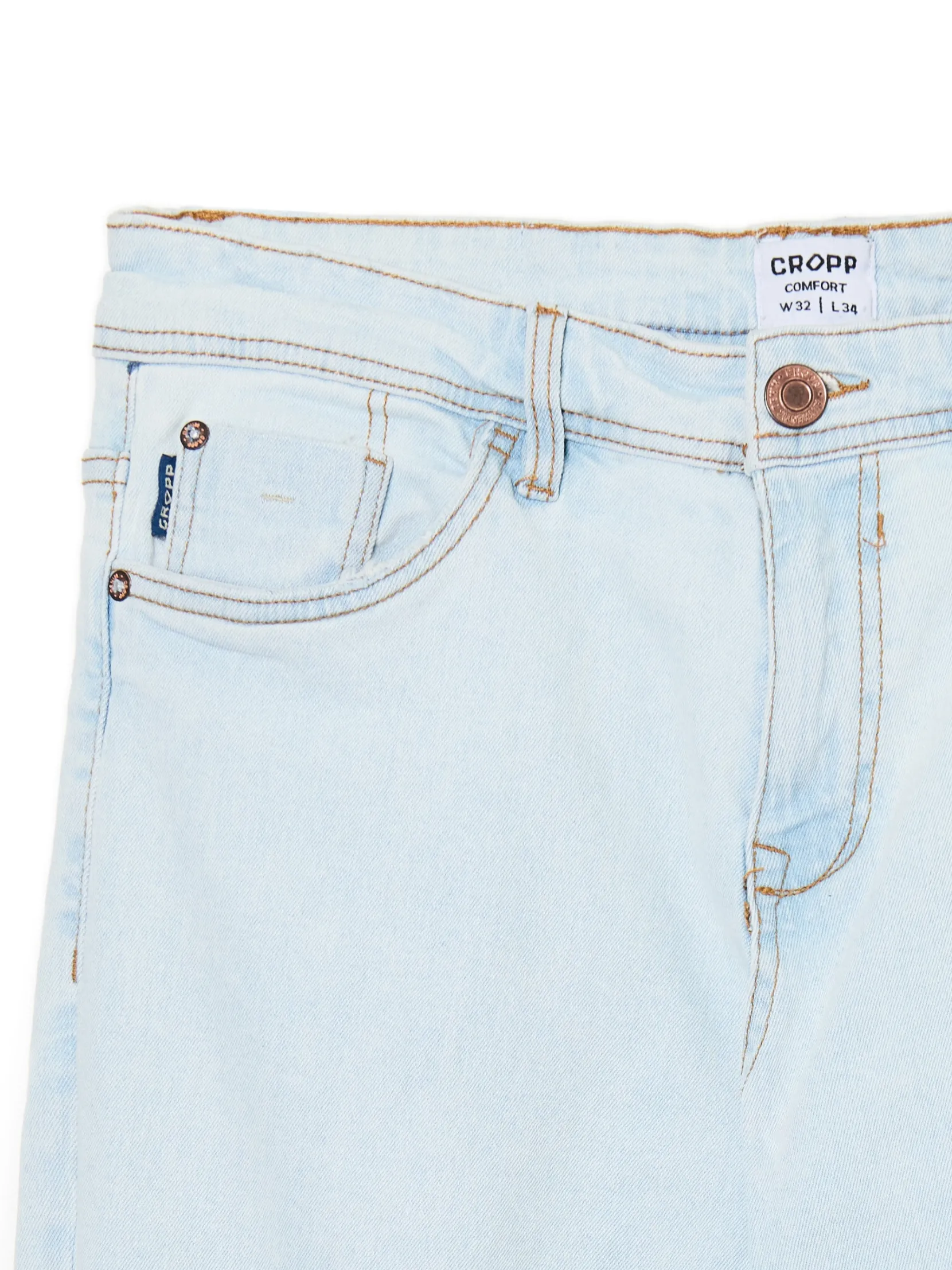Best Jasne jeansy z przetarciami na kolanach Jeansy