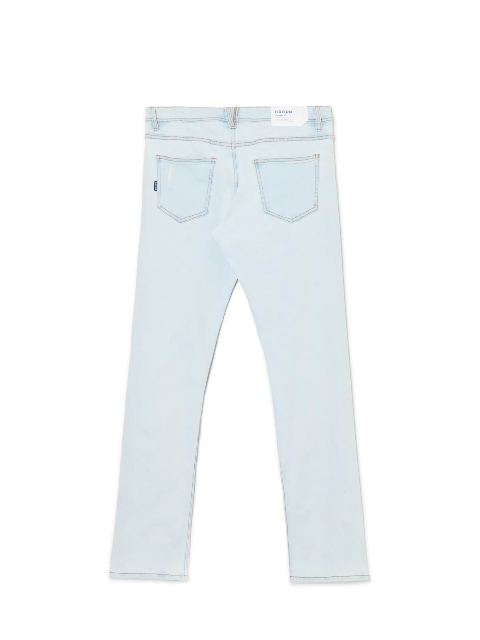Best Jasne jeansy z przetarciami na kolanach Jeansy
