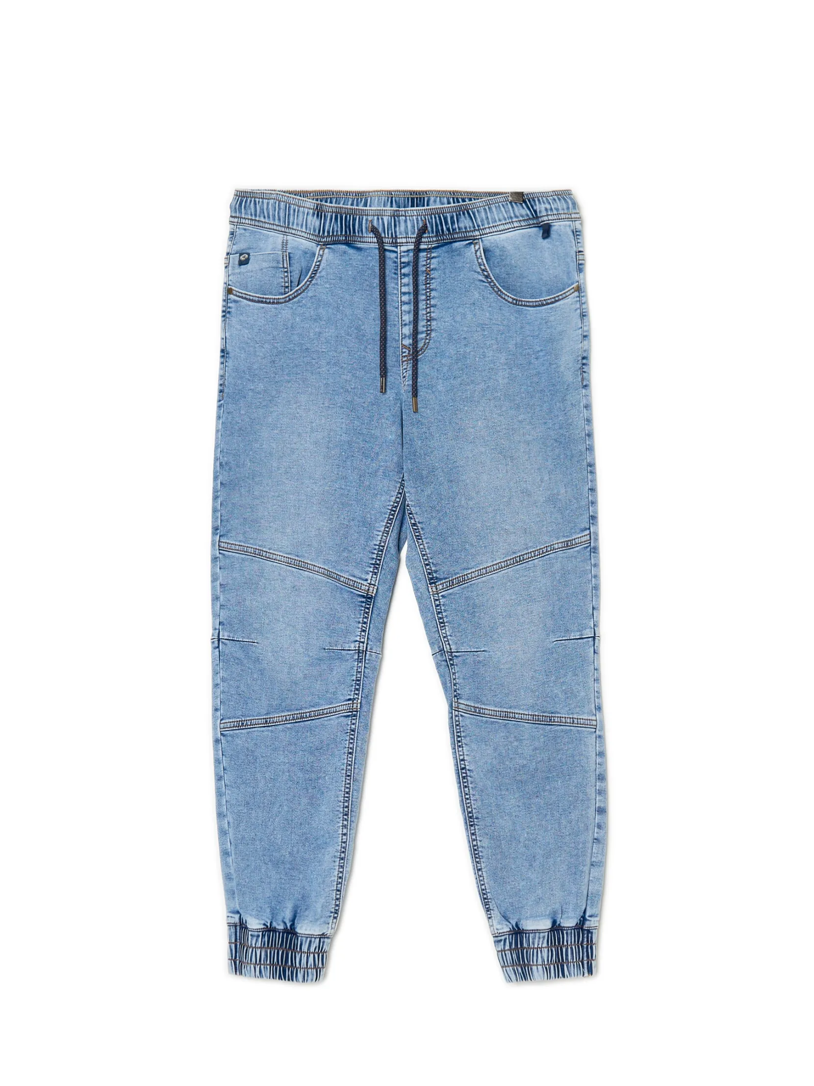 Fashion Jasnoe jeansowe joggery Jeansy