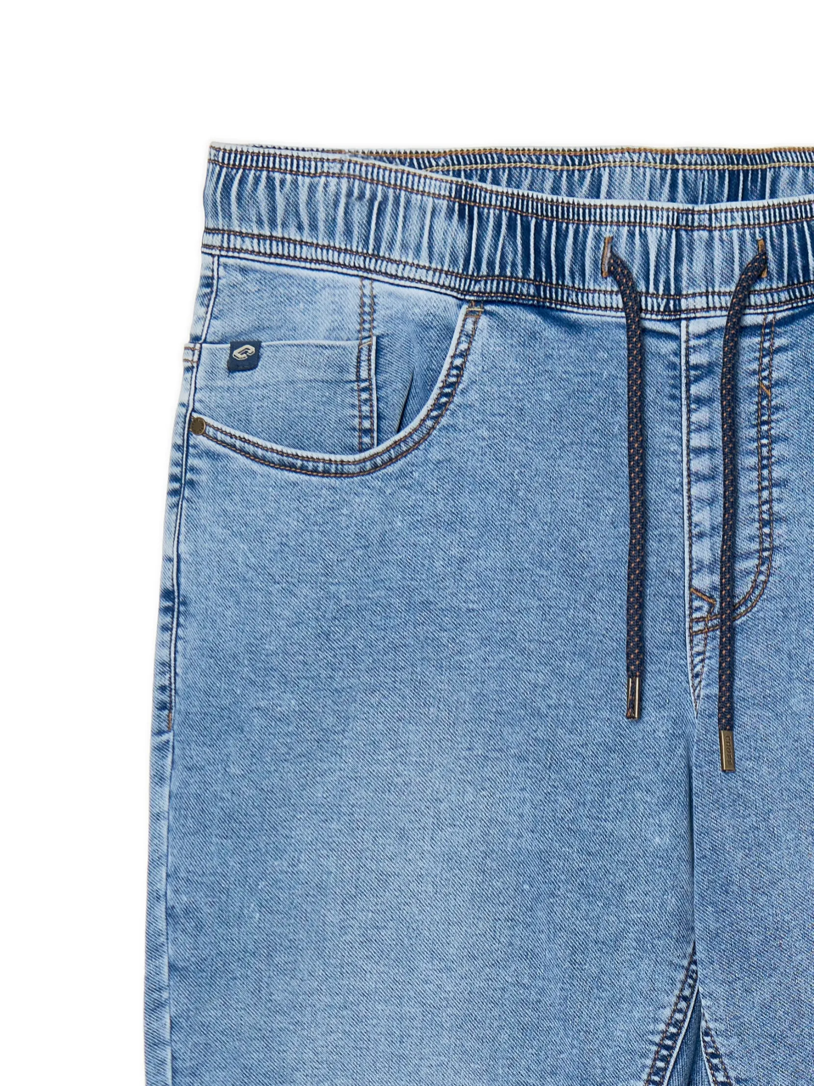 Fashion Jasnoe jeansowe joggery Jeansy