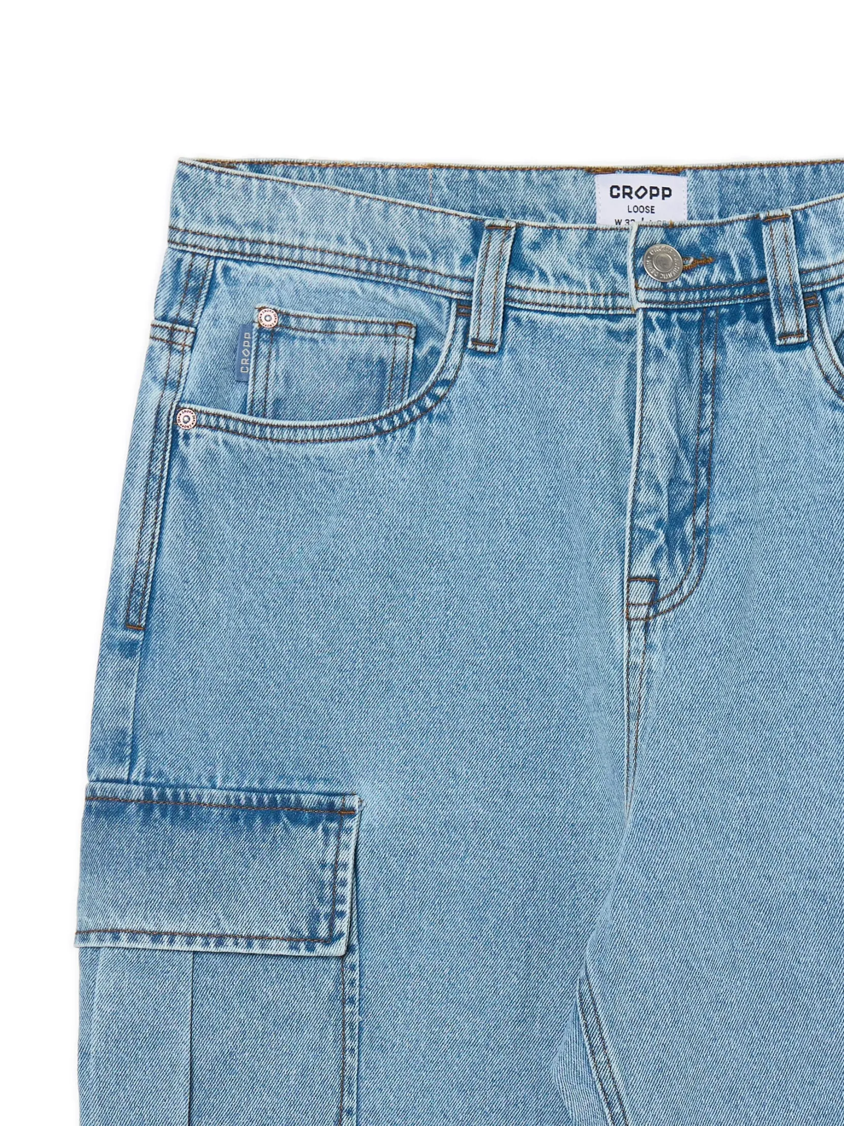 Outlet Jasnoe jeansy loose cargo Jeansy