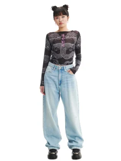 Clearance Jasnoe jeansy wide leg Jeansy