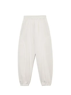New Jasnoszare dresowe joggery z naszywkami Spodnie