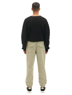 Discount Jasnozielone dresowe joggery loose Spodnie