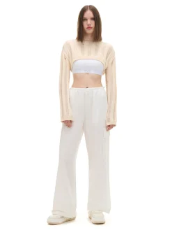 Clearance Jasny krótki sweter Swetry