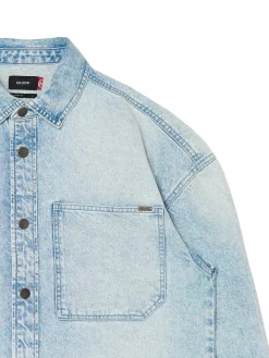 Online Jeansowa koszula retro Denim|Koszule