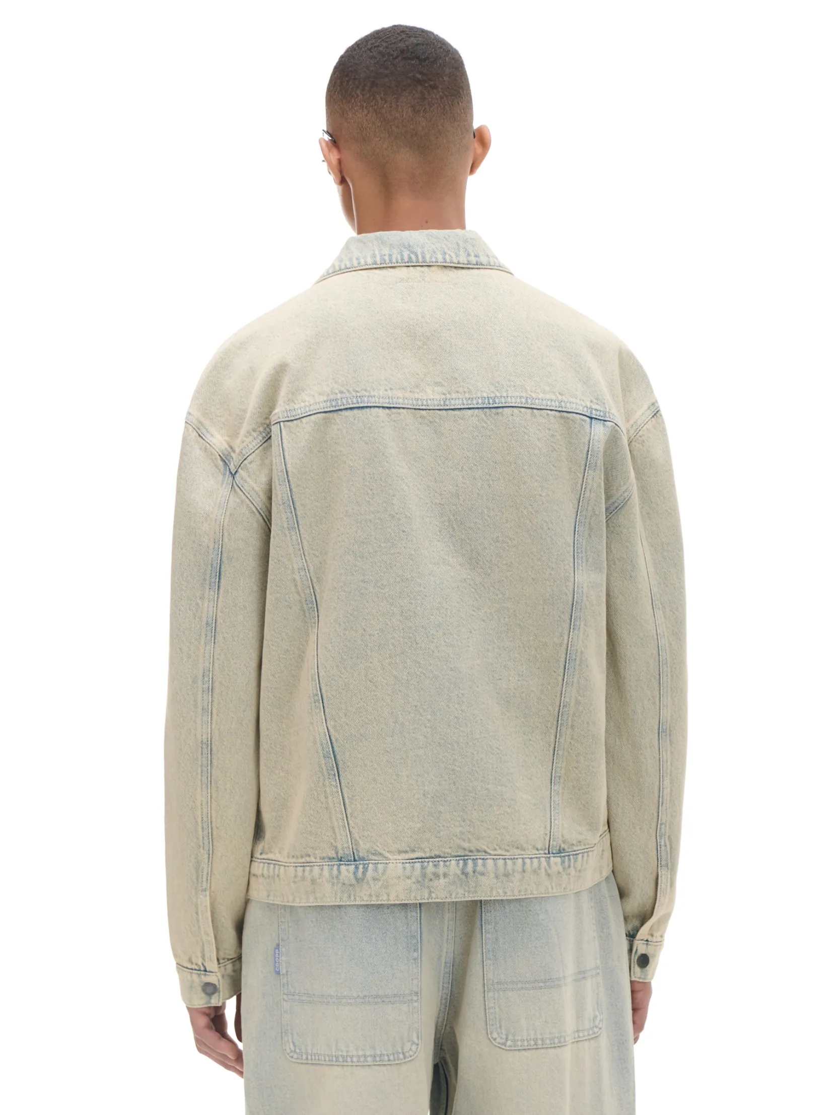 Discount Jeansowa kurtka katanka oversize Denim|Sety