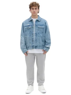Best Jeansowa kurtka z nadrukami Kurtki, Płaszcze