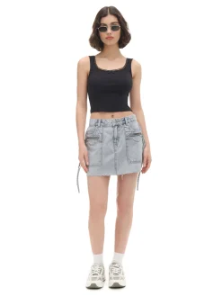 Clearance Jeansowa spódnica mini Spódnice