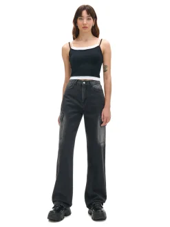 Outlet Jeansy baggy TALL z efektem sprania Jeansy