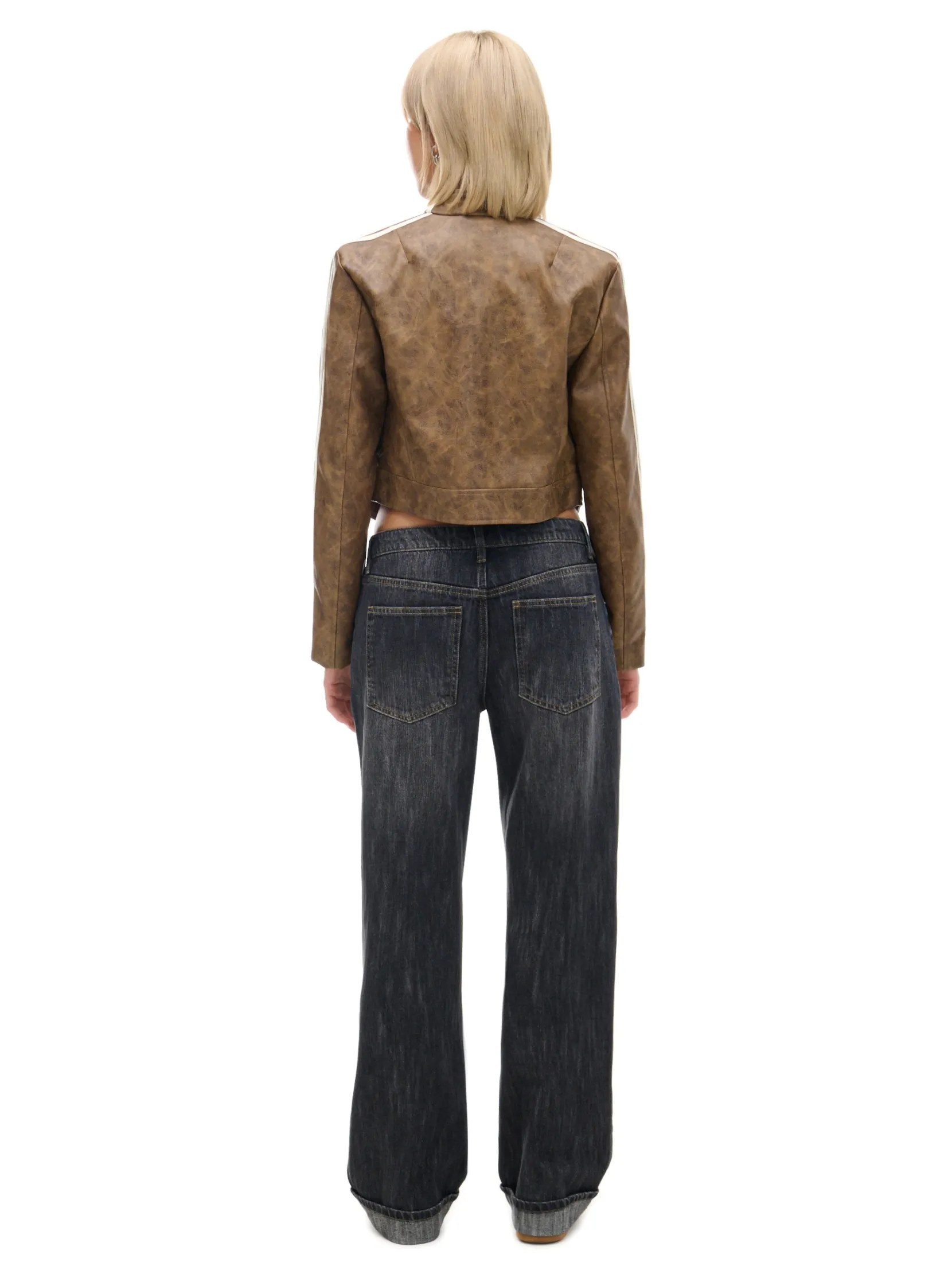 Fashion Jeansy baggy w stylu vintage Jeansy