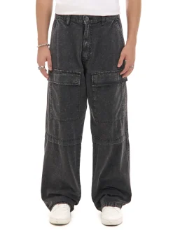 Online Jeansy baggy z efektem znoszenia Baggy|Spodnie