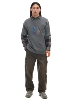 Hot Jeansy baggy z kieszeniami cargo Jeansy|Baggy