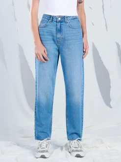 Clearance Jeansy mom z wysokim stanem Jeansy