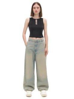 Discount Jeansy skater w stylu vintage Jeansy
