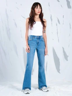 Hot Jeansy skinny flare Jeansy