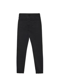 Clearance Jeansy skinny z surowym wykończeniem Jeansy