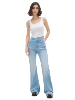 Hot Jeansy slim flare Jeansy