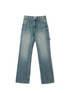 New Jeansy straight w stylu retro Jeansy