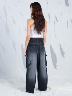 Sale Jeansy super baggy Jeansy