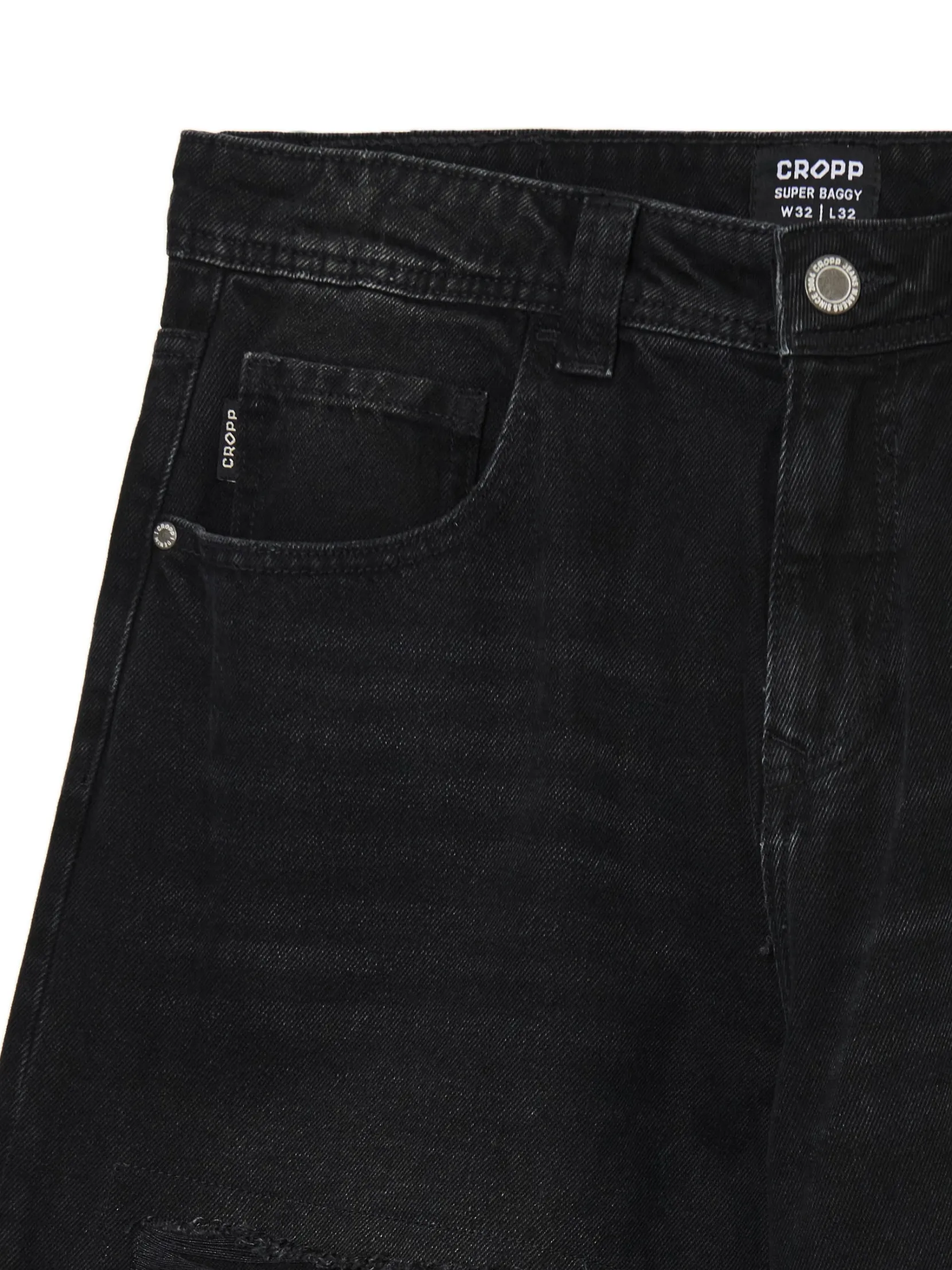 Online Jeansy super baggy z przetarciami Jeansy|Baggy