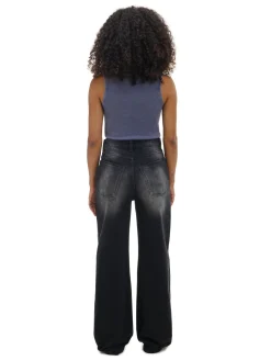 Outlet Jeansy wide leg typu barrel Jeansy