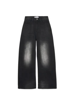 Outlet Jeansy wide leg typu barrel Jeansy
