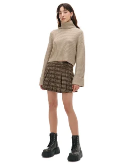 Sale Jesienny sweter oversize z golfem Swetry