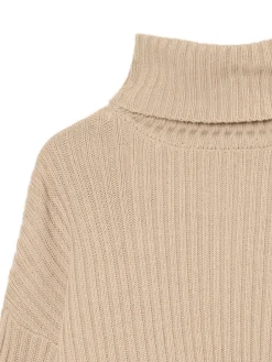 Sale Jesienny sweter oversize z golfem Swetry