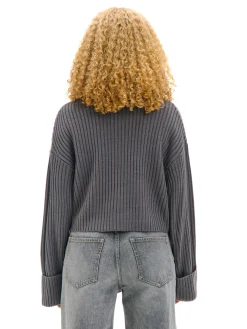 Online Jesienny sweter oversize z golfem Swetry