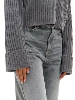Online Jesienny sweter oversize z golfem Swetry