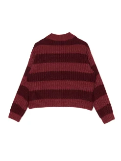 Online Jesienny sweter w paski Swetry