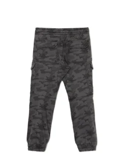 Fashion Joggery cargo z nadrukiem moro Spodnie