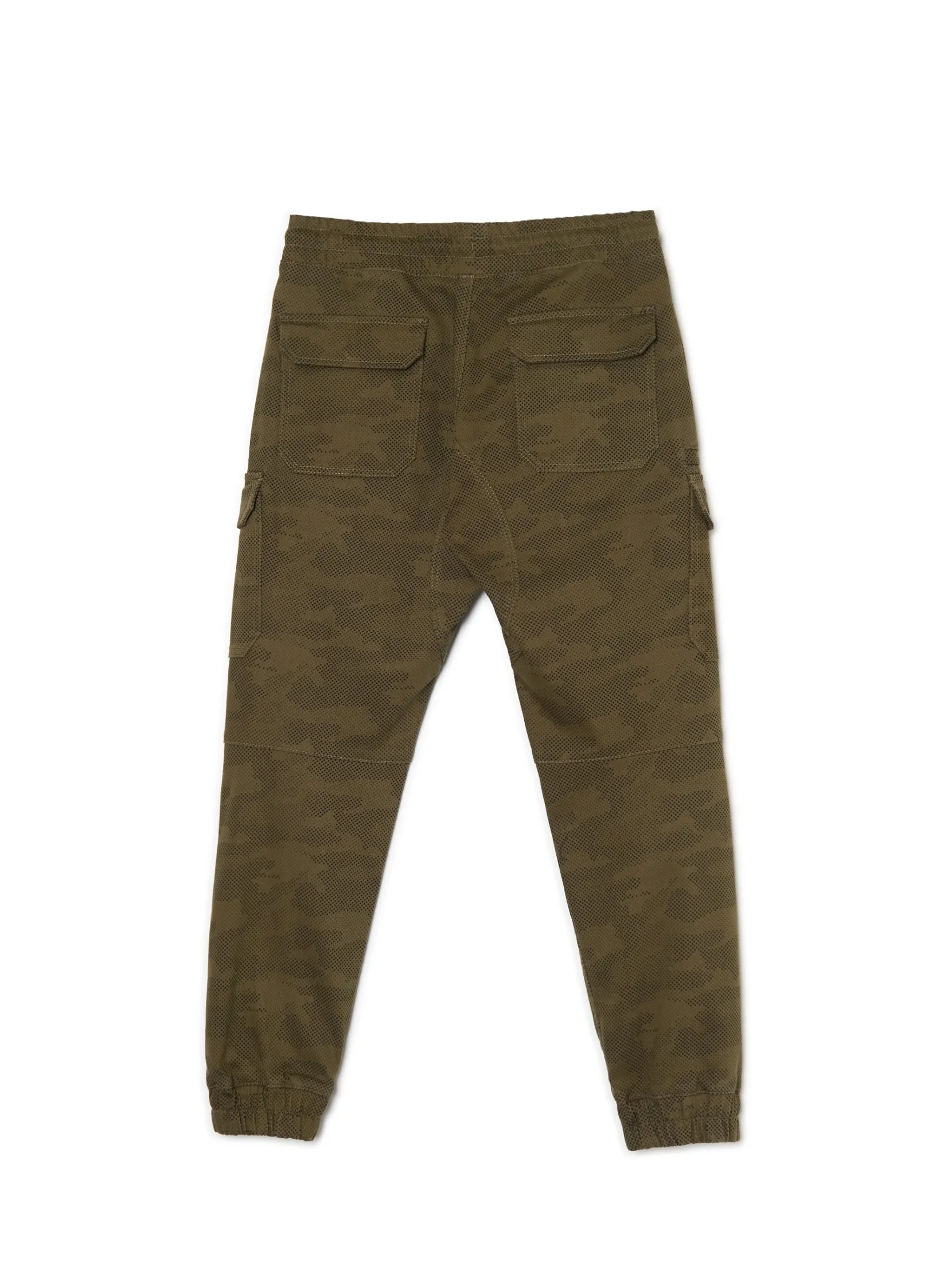 Hot Joggery cargo z nadrukiem camo Spodnie
