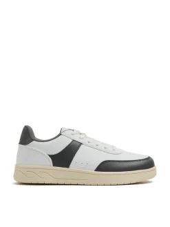 Hot Kontrastowe sportowe sneakersy Sneakersy
