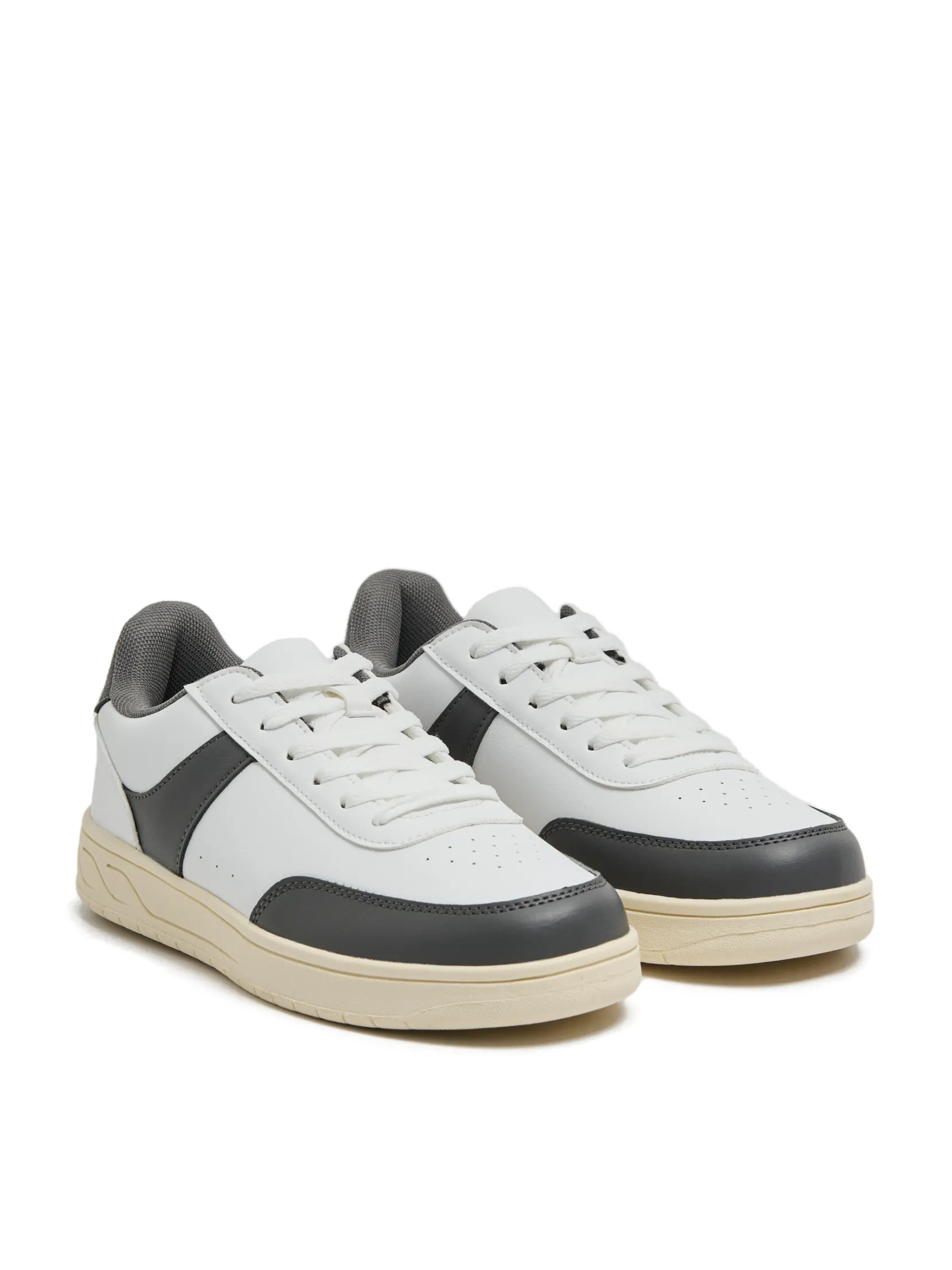 Hot Kontrastowe sportowe sneakersy Sneakersy