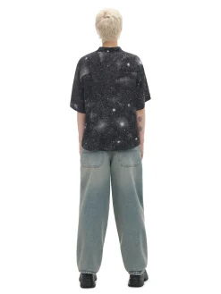 Fashion Koszula oversize z artystycznym nadrukiem Koszule, Bluzki